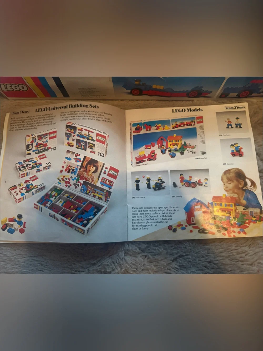Booklet Welcome To The World Of Lego 1977 Vintage Magazine - Lego History - GUC